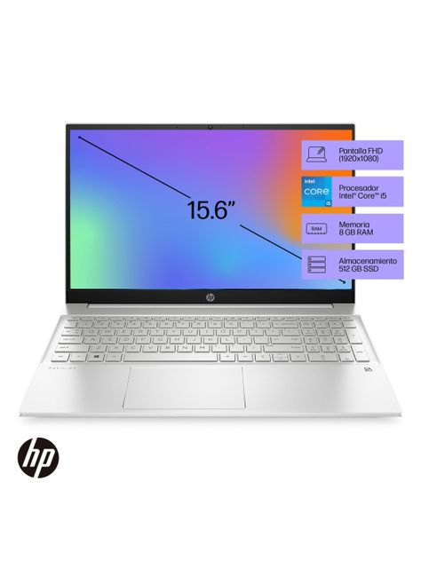 Notebook Pavilion 15-eg2514la Intel Core i5 8GB RAM 512GB SSD 15.6" FHD-1