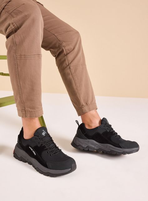 Zapatilla Outdoor Cordillera Cuero Baja Hombre-0