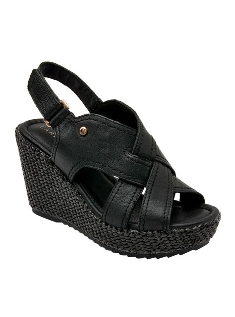Sandalia Ck092 Taco Chino Cuero Mujer-1