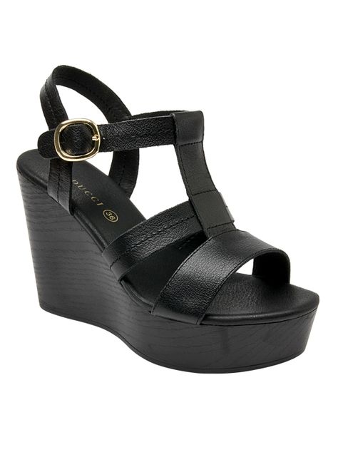 Sandalia Taco Chino Cuero Ck094 Mujer-1