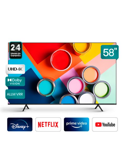 LED Smart TV 58" 4K Ultra HD 58A6H-0