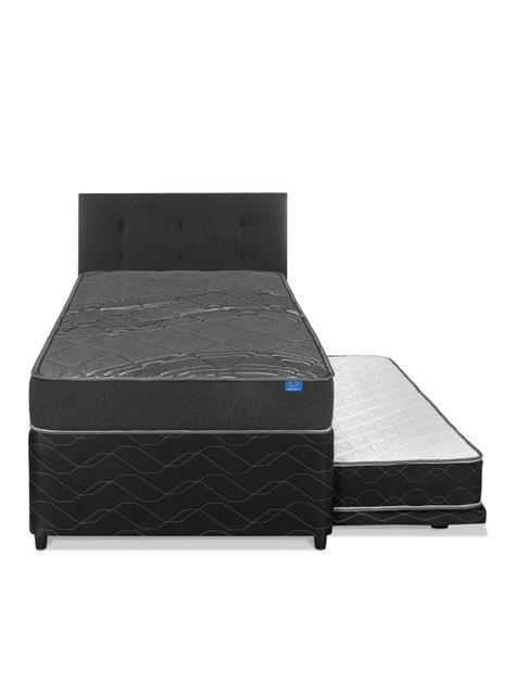 Diván Black 1.5 Plazas + Respaldo Royal-1
