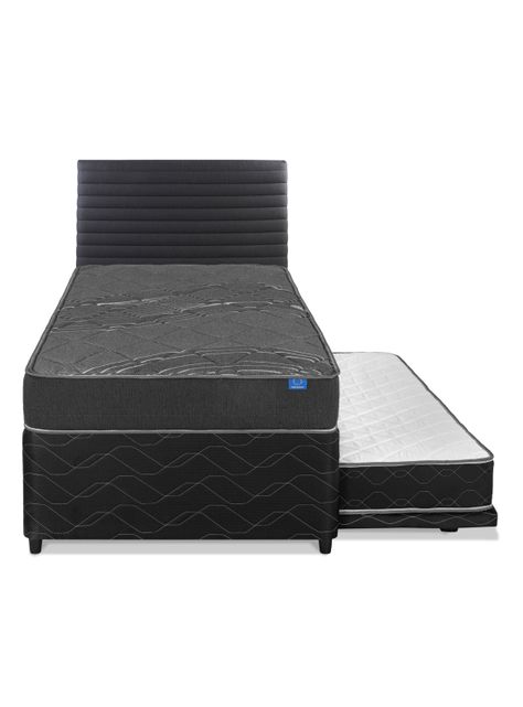 Diván Black 1.5 Plazas + Respaldo Modern-1