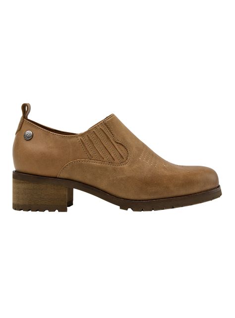Zapato Casual Cuero Taco Cuadrado Wk115 Mujer-0