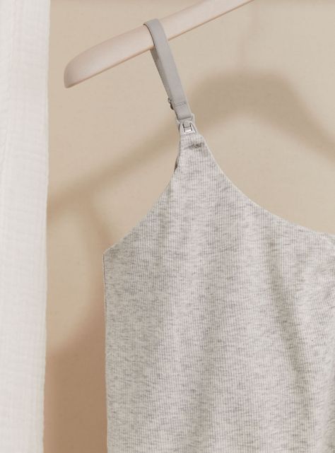 Polera Pijama Maternal Gris-3