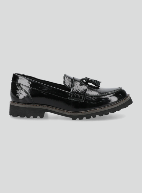 Mocasín Diseño en Cuero Mujer-1