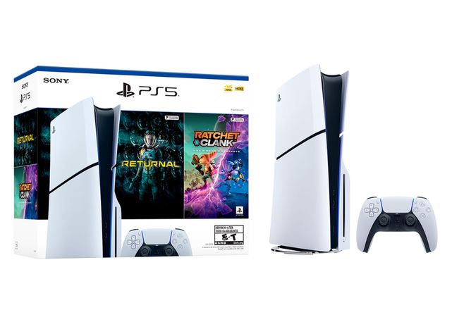Consola PS5 Slim con 2 Juegos Edición Disco-0