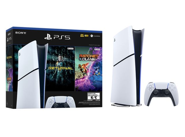 Consola PS5 Slim Digital con 2 Juegos-0