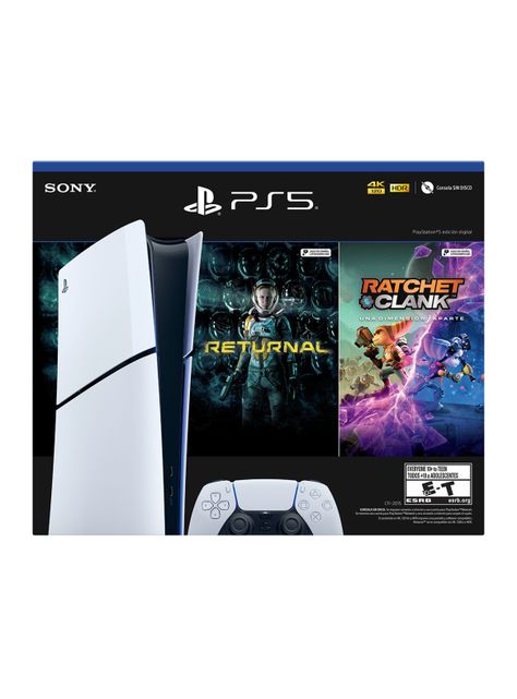Consola PS5 Slim Digital con 2 Juegos-1