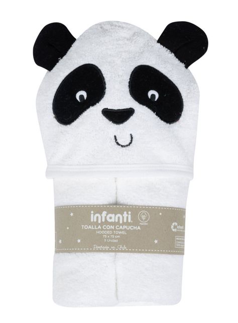 Toalla Capucha Panda-0