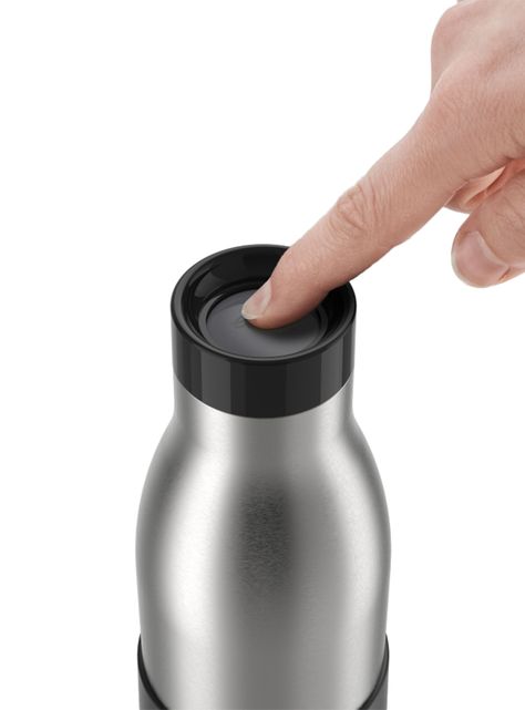 Botella 500 ml Inox Negro-2