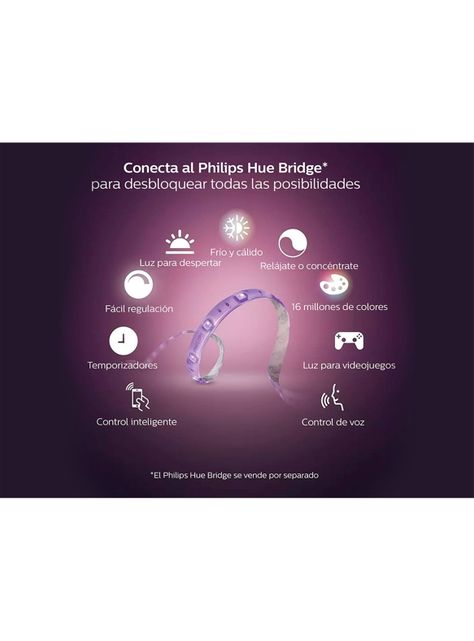 Tira Led Inteligente Base V4 2 mts Luz Blanca Multicolor-2