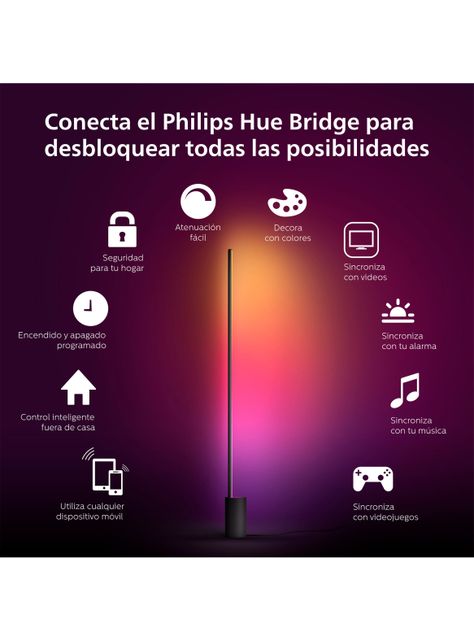 Lámpara de Pie Inteligente Gradient Signe Floor Black-4