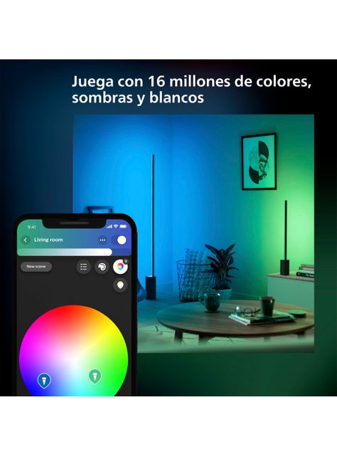 Lámpara de Pie Inteligente Gradient Signe Floor Black-2