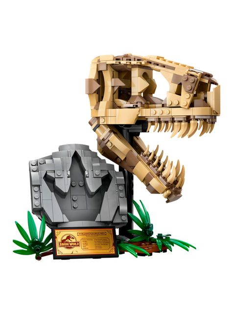 Bloques Fósiles de Dinosaurio: Cráneo De T. Rex 577 Piezas-1