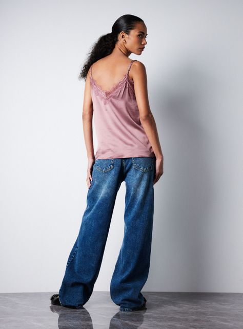 Blusa Lencera Encaje Satín-5