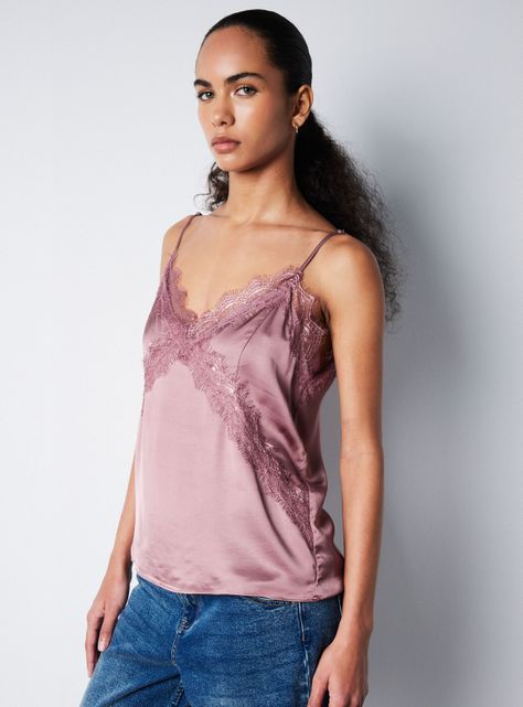 Blusa Lencera Encaje Satín-0