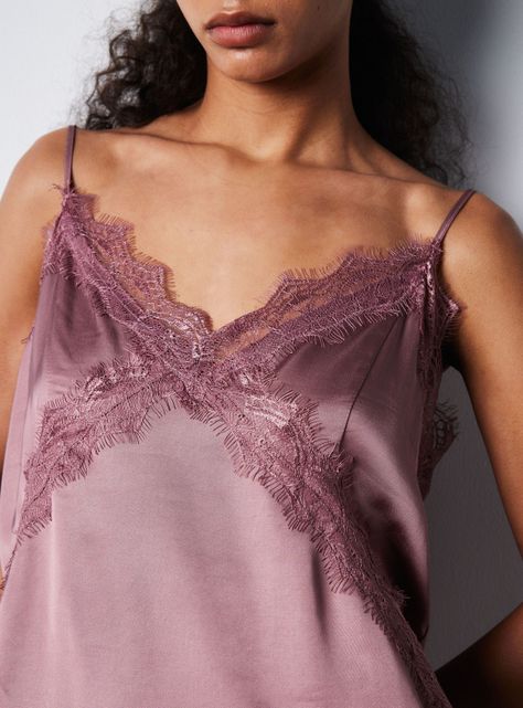 Blusa Lencera Encaje Satín-3