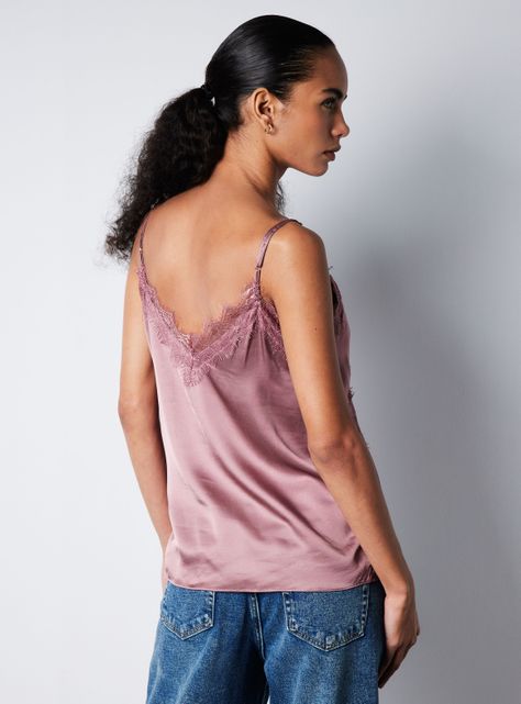Blusa Lencera Encaje Satín-1