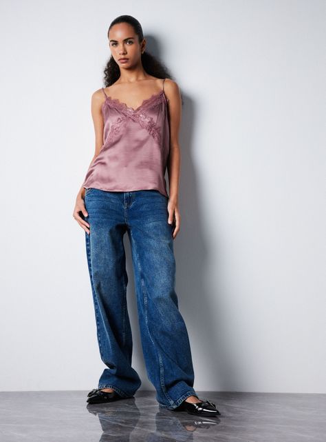 Blusa Lencera Encaje Satín-4