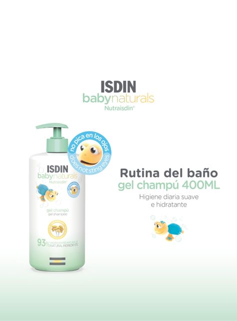 Shampoo Gel ISDIN Baby Naturals 400 ml-1