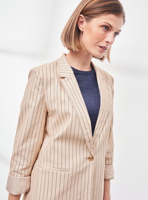 Blazer Básico Abierto con Botón-2