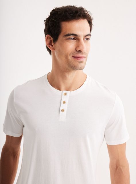 Polera Manga Corta Henley-2