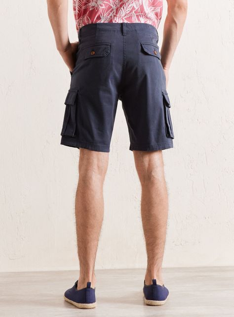 Bermuda Cargo Twill Algodón-1