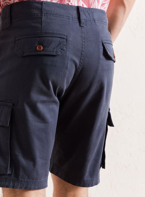 Bermuda Cargo Twill Algodón-3