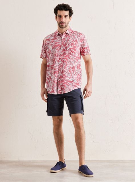 Bermuda Cargo Twill Algodón-4
