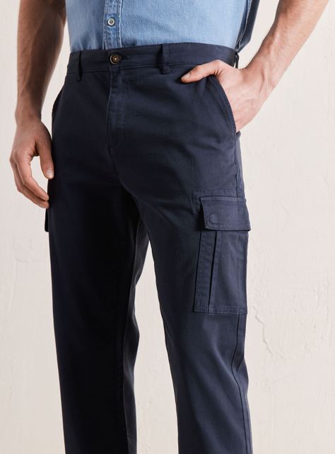 Pantalón Cargo Algodón Elastano-2