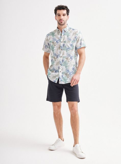Camisa de Vestir Manga Corta Safari-4