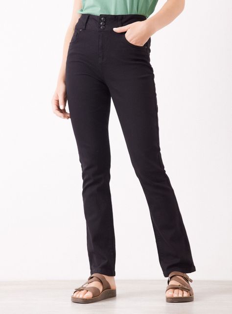 Jeans Básico Focalizado Mezclilla-0