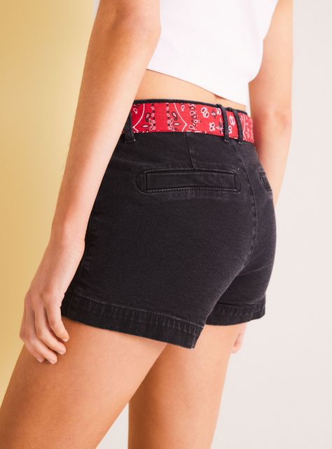 Short con Cinturón Bandana-3