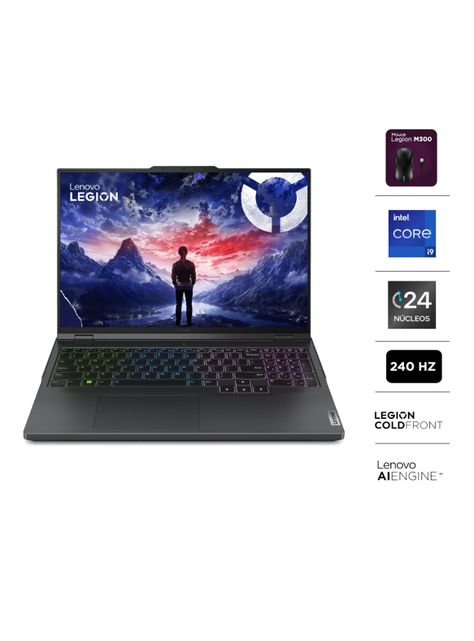 Notebook Gamer Legion Pro 5 Intel Core i9-14900HX NVIDIA GeForce RTX 4070 8GB GDDR6 32GB RAM 1TB SSD 16" 240Hz + Mouse RGB Regalo-2