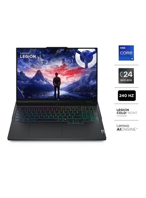 Notebook Gamer Legion Pro 7 Intel Core i9-14900HX NVIDIA GeForce RTX 4080 12GB GDDR6 32GB RAM 1TB SSD 16" 240Hz 500Nits G-Sync-2