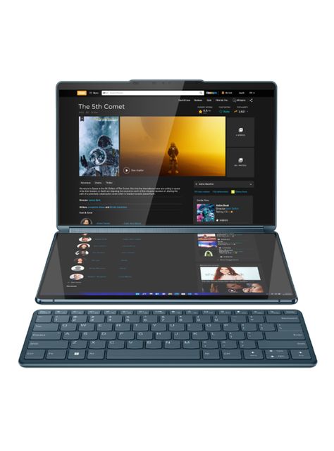 Notebook Yoga Book 9i 2en1 Intel Core Ultra 7 32GB RAM 1TB SSD 2x13.3" OLED Táctil + Lápiz + Teclado-0