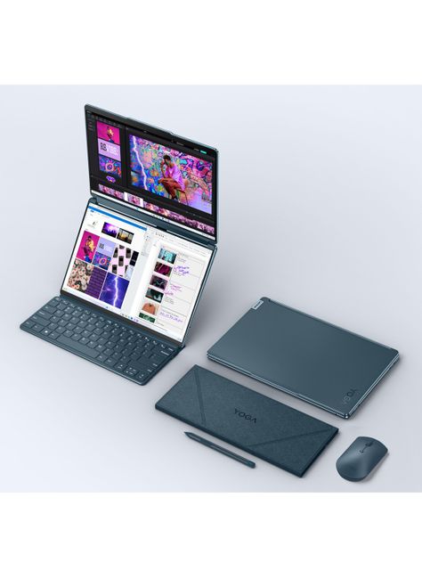 Notebook Yoga Book 9i 2en1 Intel Core Ultra 7 32GB RAM 1TB SSD 2x13.3" OLED Táctil + Lápiz + Teclado-8