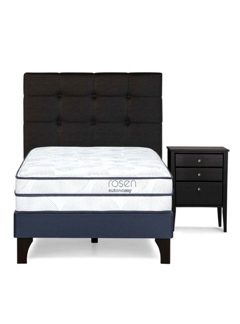 Cama Europea Autonomy Sky 1.5 Plazas + Set de Muebles-1