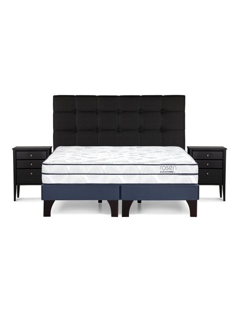 Cama Europea Autonomy Sky King + Set de Muebles-1