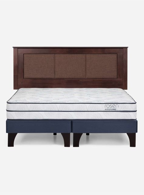Cama Europea Autonomy Sky Base Dividida 2 Plazas + Respaldo-1