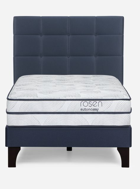 Cama Europea Autonomy Sky 1.5 Plazas + Respaldo-1
