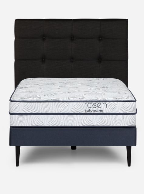 Cama Europea Autonomy Sky 1.5 Plazas Respaldo-1