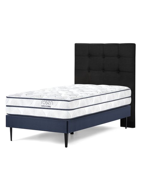 Cama Europea Autonomy Sky 1.5 Plazas Respaldo-0