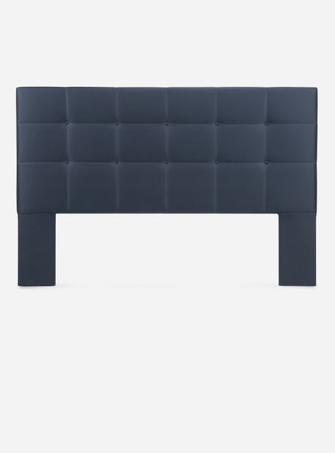 Cama Europea Autonomy Sky King + Respaldo Azul Oscuro-2