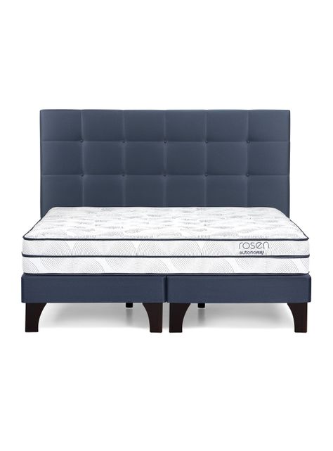 Cama Europea Autonomy Sky Súper King + Respaldo Issey-1