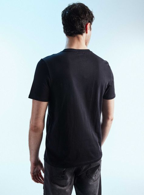Polera Print Textura Volumen Brillante-2