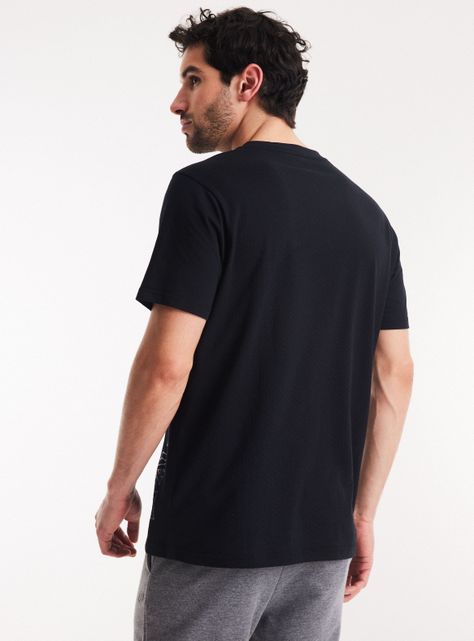 Polera Estampado Localizado Cortes En Costados-1