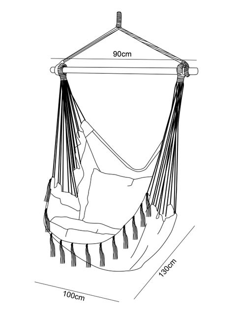 Hamaca Asiento Algodón Omis-1