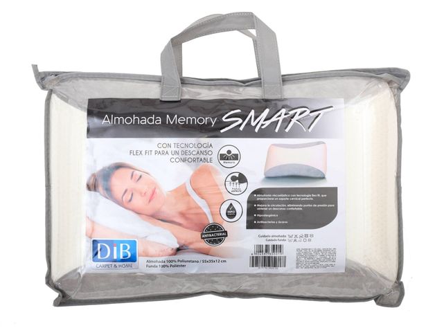 Almohada DIB Viscoelástica Memory Smart 55 x 35 cm-4